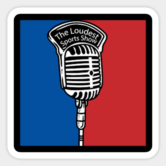 The Loudest Sports Show Mic Logo 2 Sticker by PJWRahall